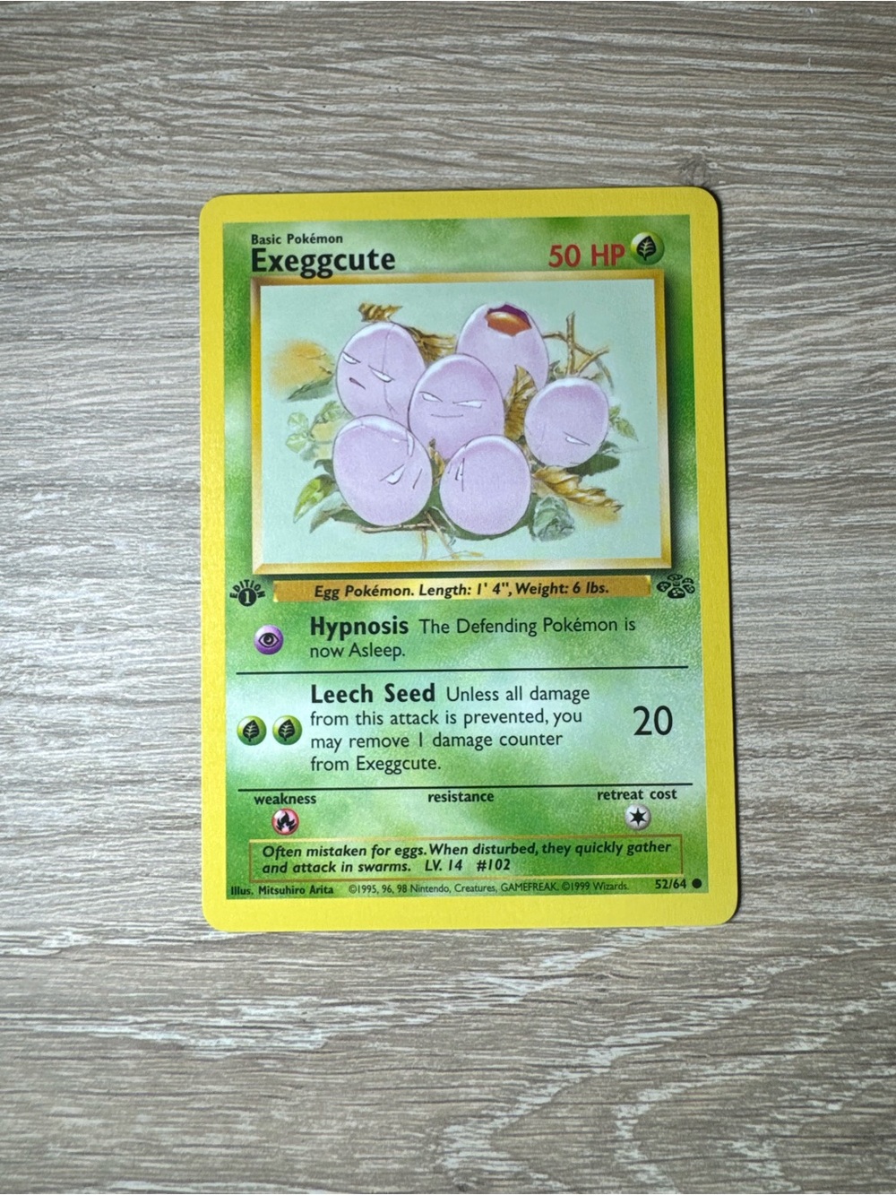 Exeggcute #52/1st Edition/Pokemon Jungle